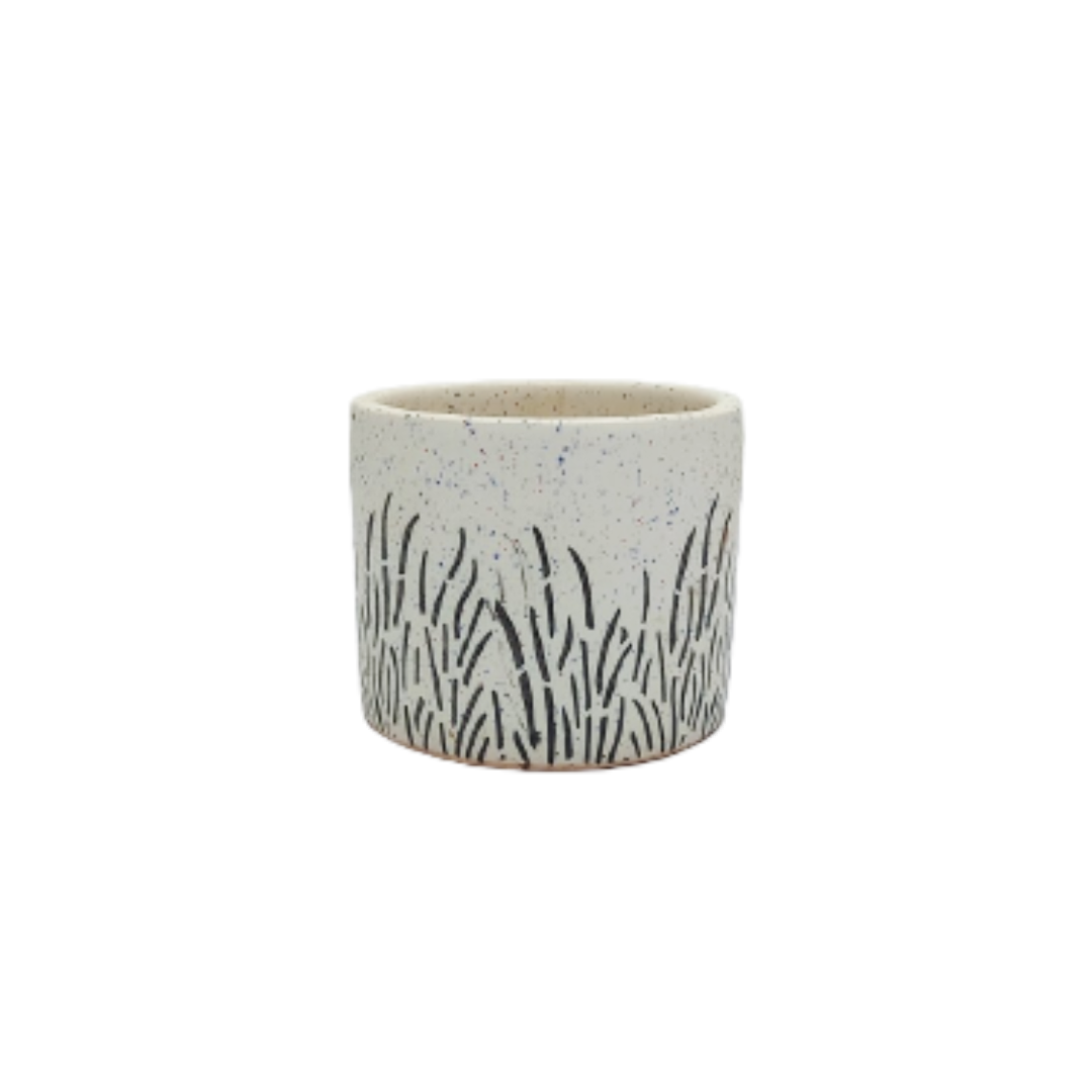 Pipe Pre Grass Ceramic Pot